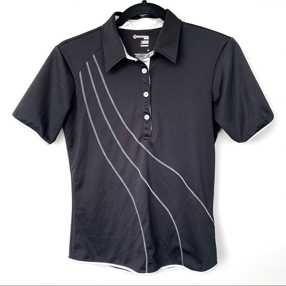 3/$30 SUNICE Black Short Sleeve Athletic Top